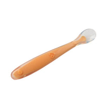 Load image into Gallery viewer, Hot Sale Baby Soft Silicone Spoon Candy Color Temperature Sensing Spoon Children Food Baby Feeding Tools