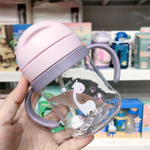 Load image into Gallery viewer, Hipac 1Pcs 250ml Baby Kids Children Cartoon Animal School Drinking Water Bottle Sippy Cup With Shoulder Strap Feeding