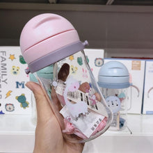 Load image into Gallery viewer, Hipac 1Pcs 250ml Baby Kids Children Cartoon Animal School Drinking Water Bottle Sippy Cup With Shoulder Strap Feeding