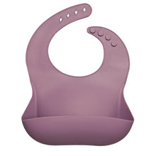 Load image into Gallery viewer, Fashionable Silicon Breastplate Baby Bib Waterproof Solid Infant Bandana Bibs Newborn Feeding Burp Cloth Drooling Scarf Dropship