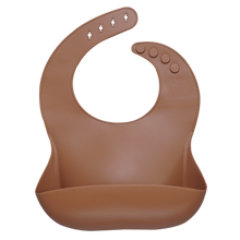 Load image into Gallery viewer, Fashionable Silicon Breastplate Baby Bib Waterproof Solid Infant Bandana Bibs Newborn Feeding Burp Cloth Drooling Scarf Dropship