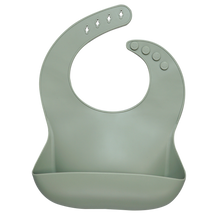 Load image into Gallery viewer, Fashionable Silicon Breastplate Baby Bib Waterproof Solid Infant Bandana Bibs Newborn Feeding Burp Cloth Drooling Scarf Dropship