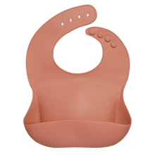 Load image into Gallery viewer, Fashionable Silicon Breastplate Baby Bib Waterproof Solid Infant Bandana Bibs Newborn Feeding Burp Cloth Drooling Scarf Dropship