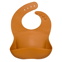 Load image into Gallery viewer, Fashionable Silicon Breastplate Baby Bib Waterproof Solid Infant Bandana Bibs Newborn Feeding Burp Cloth Drooling Scarf Dropship
