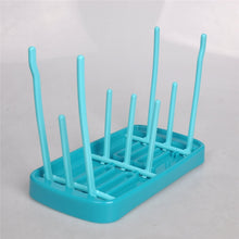 Load image into Gallery viewer, Bottle Dry Rack Baby Bottle Drain Drying Racks Blue Pink Baby Bottle Cleaning Dryer Drainer Storage Drying Rack
